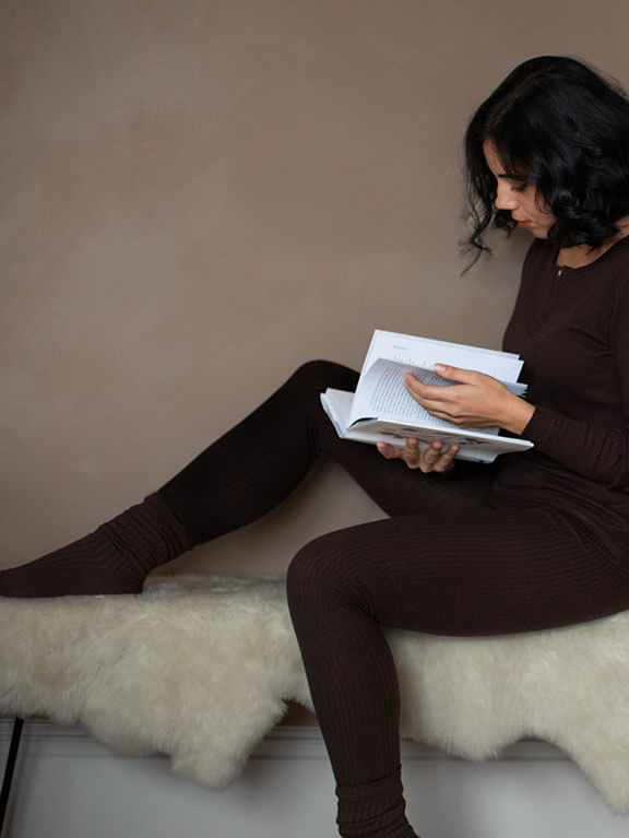 The Ribbed Legging - Women's - Tenth & Pine - Women's Leggings - US 0 - cinnamon