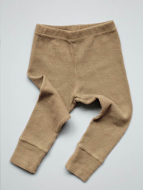 The Waffle Legging - Tenth &amp; Pine - Leggings - 0 - 3 months - camel