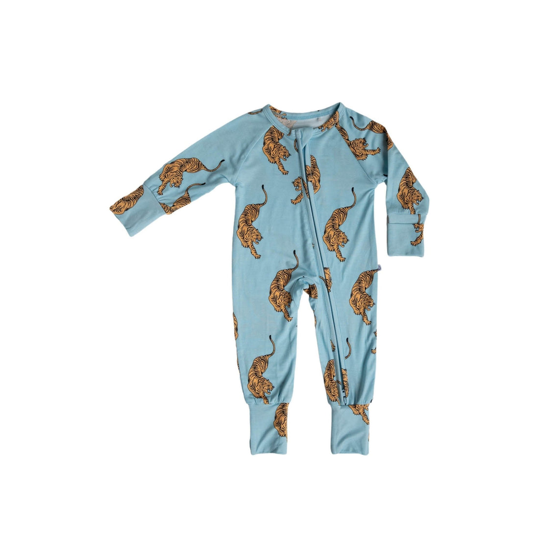 Tigers | Bamboo Zip Romper - Tenth &amp; Pine - Apparel - NB - Brixton.Phoenix