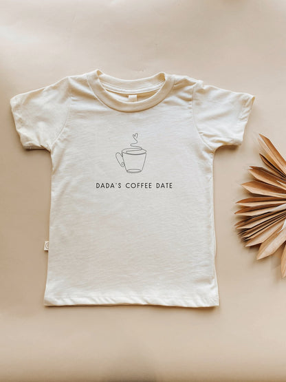 Toddler Dadas Coffee Date Graphic Tee in Organic Cotton - Tenth &amp; Pine - Short Sleeve Tee - 2/3T
