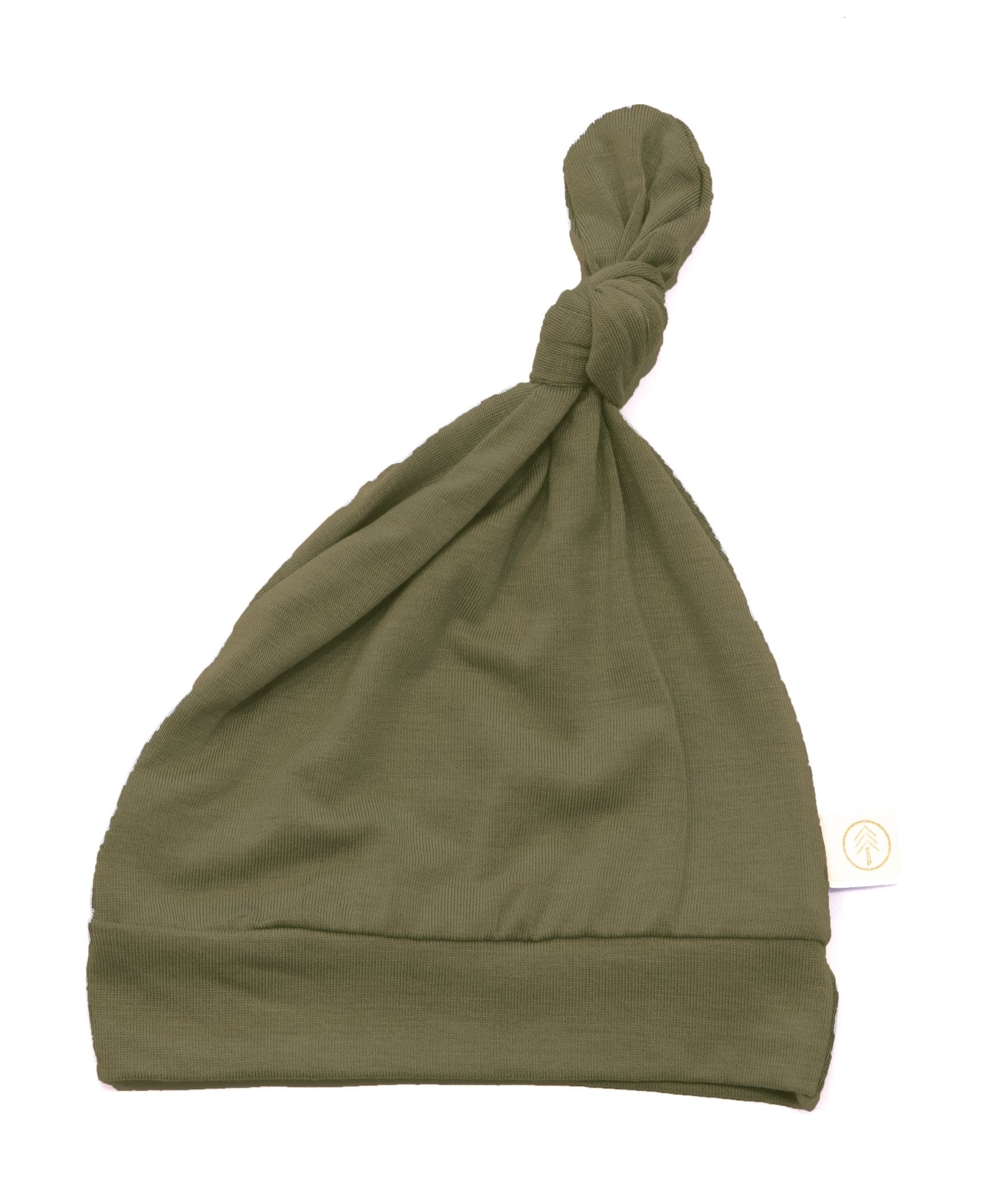 Top Knot Hat | Moss | Bamboo - Tenth & Pine - Top Knot Hat - 0 - 6M