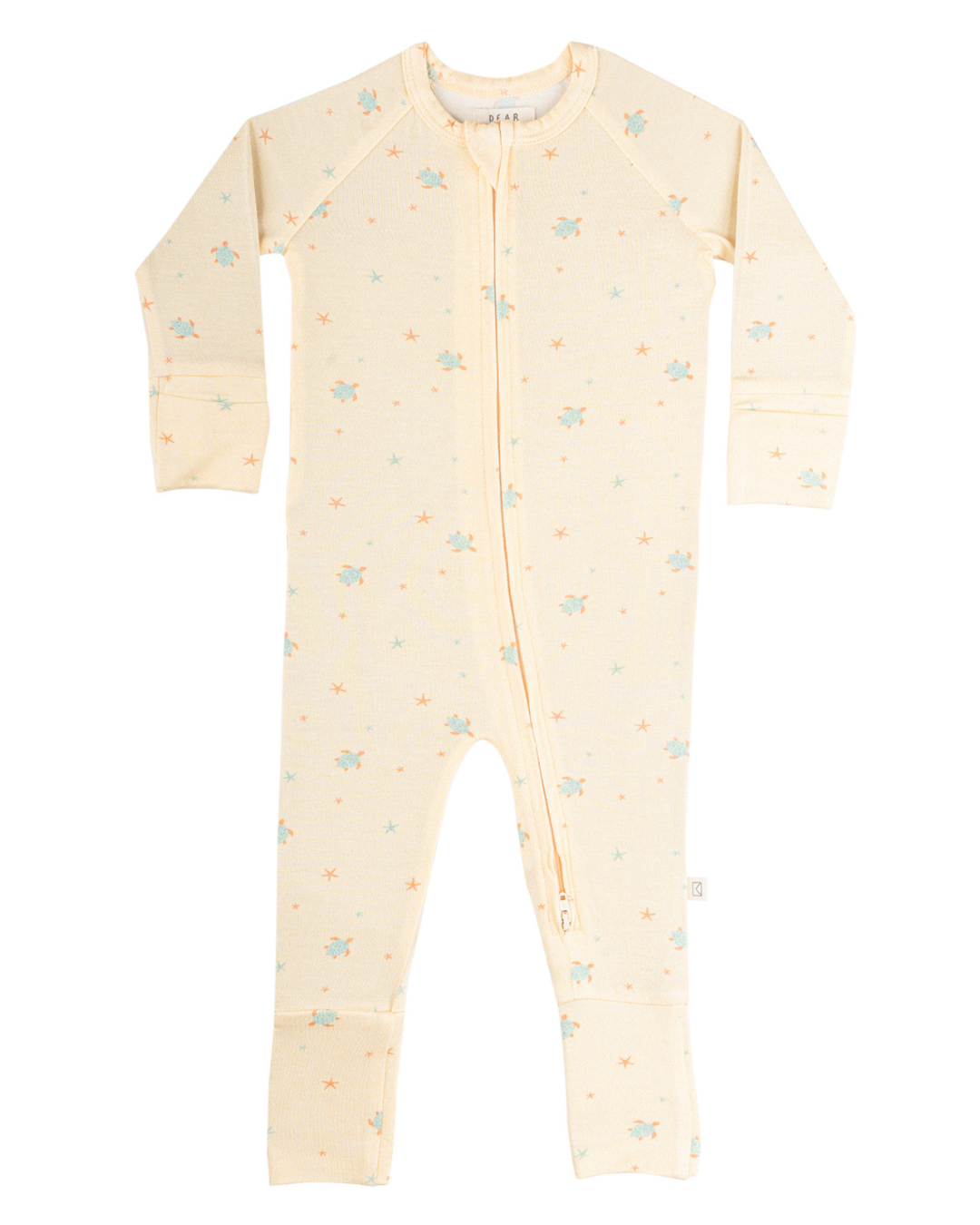 Modal Convertible Footy Pajamas in Turtles