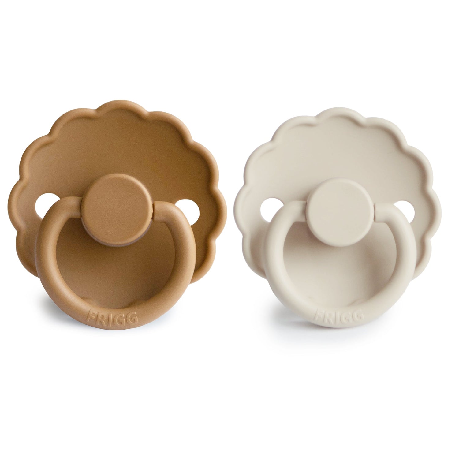 FRIGG Daisy Silicone Pacifier 2 - Pack - Tenth &amp; Pine - FRIGG PACIFIERS - 6 - 18 months - Cream/Lupine