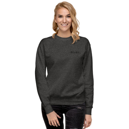 Mama. Embroidered | Premium Adult Sweatshirt - Tenth &amp; Pine - S - Black
