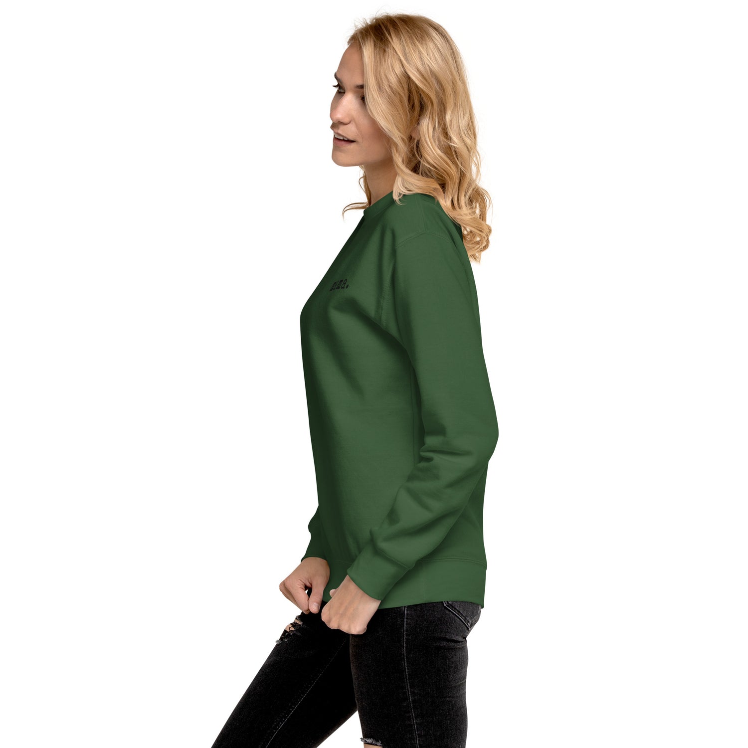 Mama. Embroidered | Premium Adult Sweatshirt - Tenth &amp; Pine - S - Forest Green