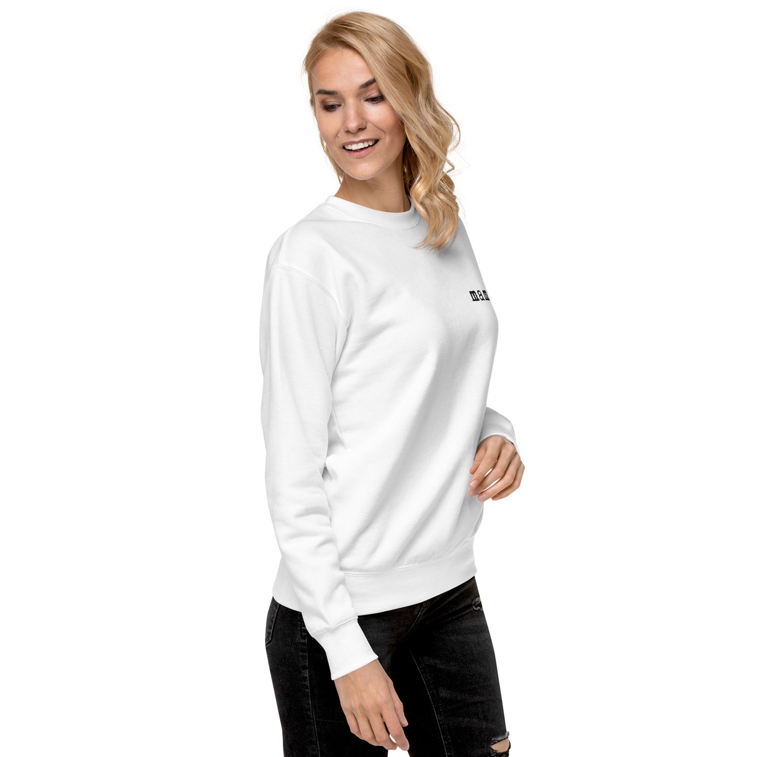 Mama. Embroidered |  Premium Adult Sweatshirt