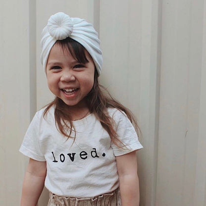 Loved - Organic Cotton Tee - Tenth &amp; Pine - Short Sleeve Tee - 2/3T