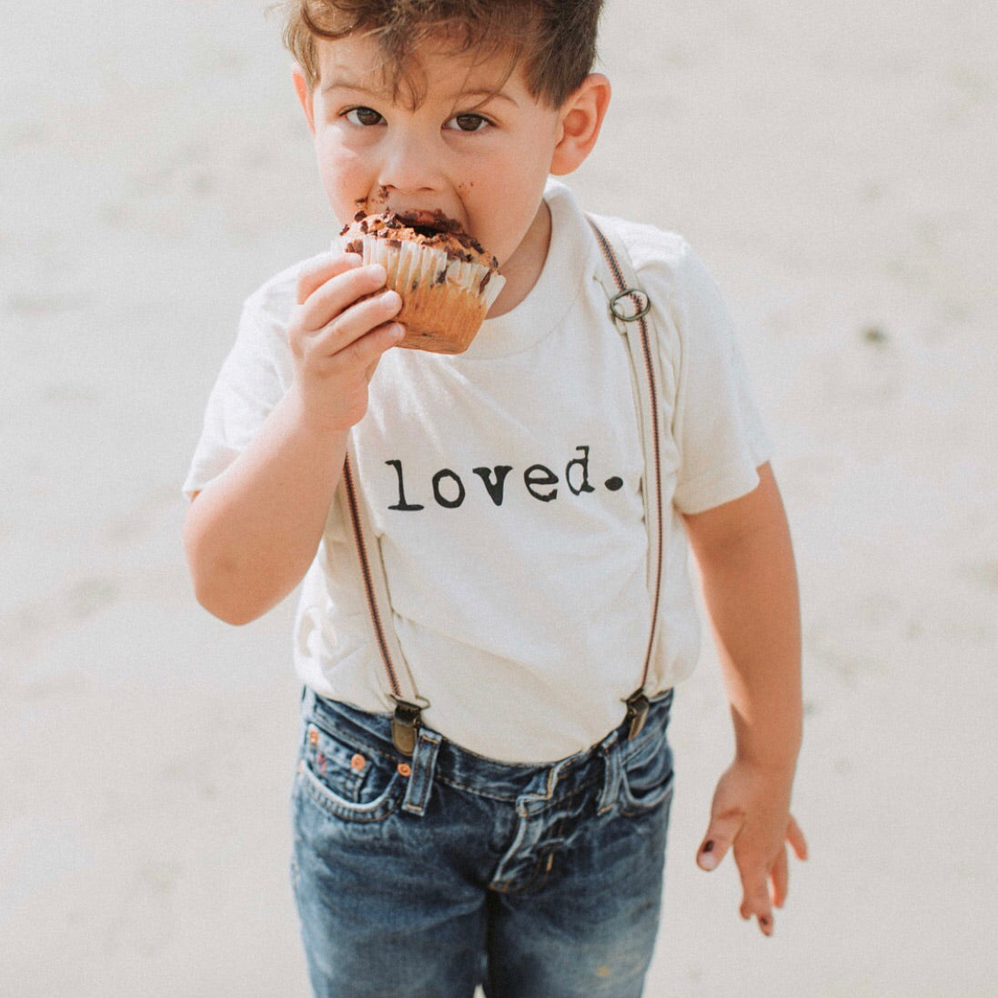 Loved - Organic Cotton Tee - Tenth &amp; Pine - Short Sleeve Tee - 2/3T