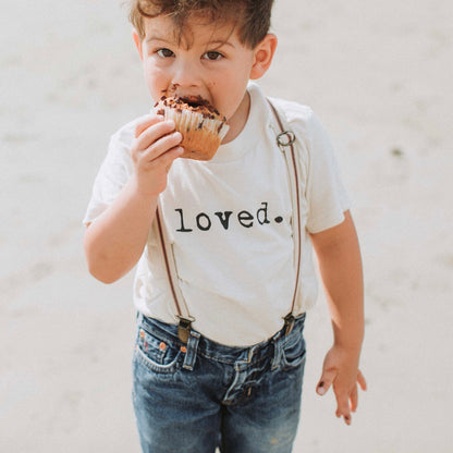 Loved - Organic Cotton Tee - Tenth &amp; Pine - Short Sleeve Tee - 2/3T